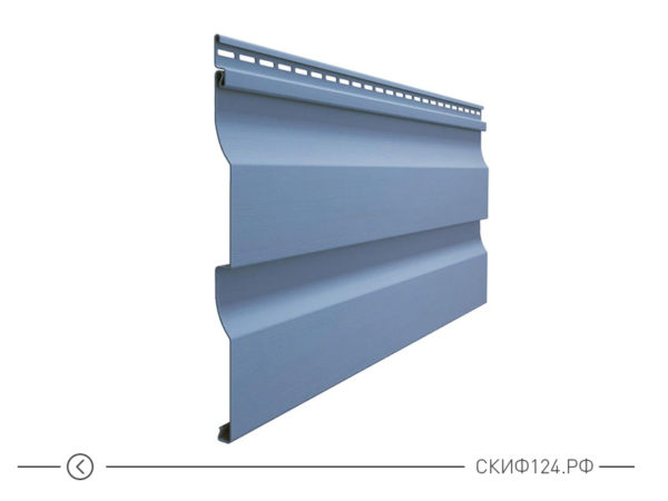 Горизонтальный виниловый сайдинг для отделки фасада дома Корабельный брус цвет слива