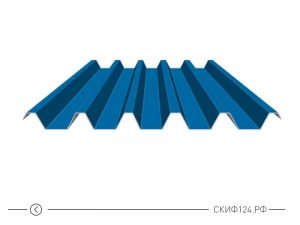 Профилированный лист С-44 с полимерным покрытием для фасада