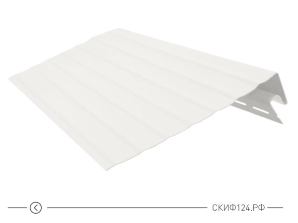 Карнизная доска для винилового сайдинга Vinylon цвет белый